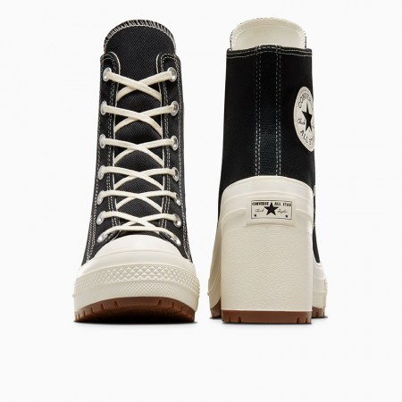 Chuck 70 De Luxe Heel- Black/Egret/Egret